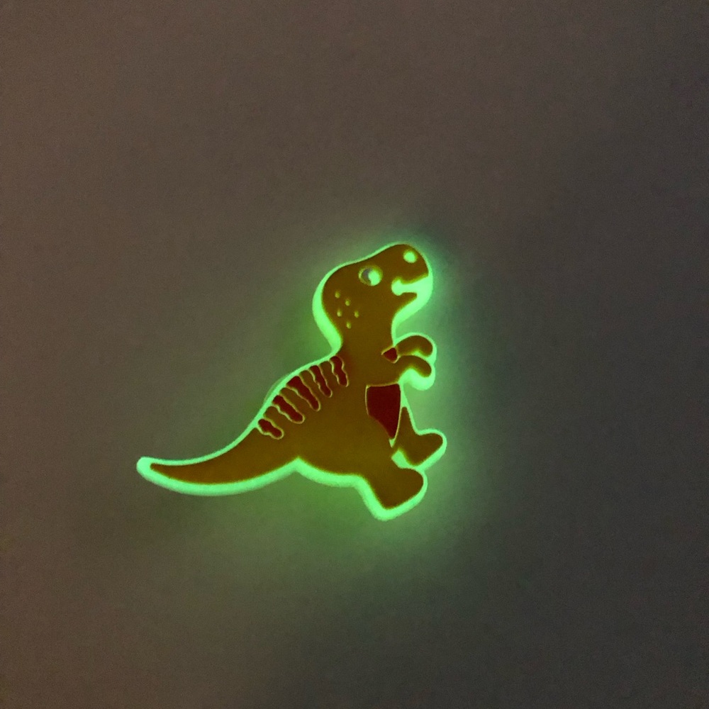 10/$13 Luminous Dinosaur Shoes Charm